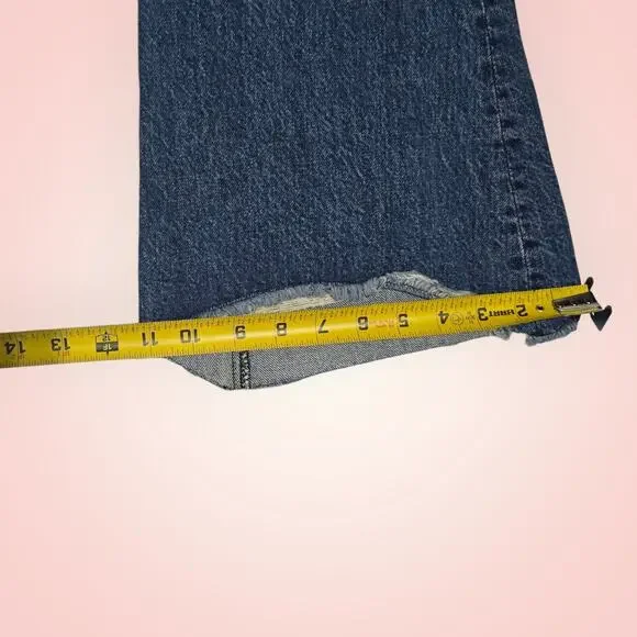 Edwin Jeans Chrissy Rumour Wide Flare Mid-Rise Denim Size 24 NWT Women - Picture 10 of 12